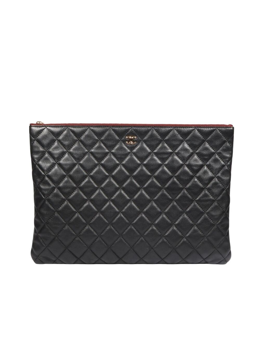 Chanel Lambskin Classic Large Clutch #353119F68B